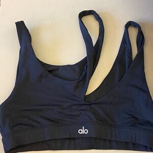 ALO Yoga Navy Sports Bra